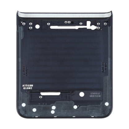 For Samsung Galaxy Z Flip 5G SM-F707  Lower Middle Frame Bezel Plate (Black) - Frame Bezel Plate by buy2fix | Online Shopping UK | buy2fix