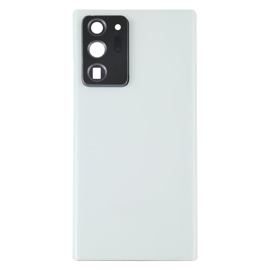 For Samsung Galaxy Note20 Ultra Battery Back Cover with Camera Lens Cover (White) - Back Cover by buy2fix | Online Shopping UK | buy2fix