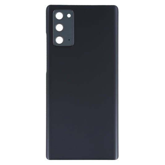 For Samsung Galaxy Note20 Battery Back Cover with Camera Lens Cover (Black) - Back Cover by buy2fix | Online Shopping UK | buy2fix