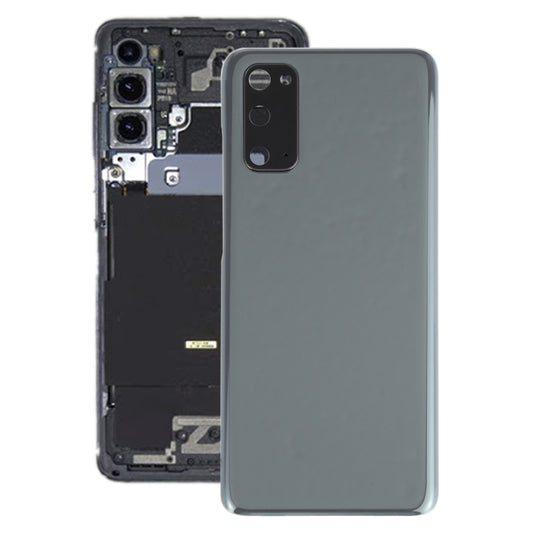 For Samsung Galaxy S20 Battery Back Cover with Camera Lens Cover (Grey) - Back Cover by buy2fix | Online Shopping UK | buy2fix