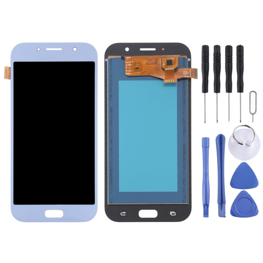 TFT LCD Screen for Galaxy A7 (2017), A720FA, A720F/DS With Digitizer Full Assembly (Blue) - LCD Screen by buy2fix | Online Shopping UK | buy2fix