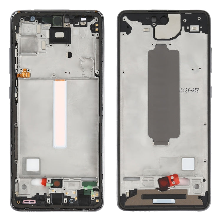 For Samsung Galaxy A52  Middle Frame Bezel Plate (Black) - Frame Bezel Plate by buy2fix | Online Shopping UK | buy2fix