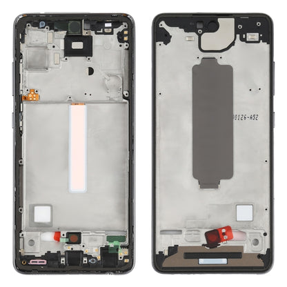 For Samsung Galaxy A52  Middle Frame Bezel Plate (Black) - Frame Bezel Plate by buy2fix | Online Shopping UK | buy2fix