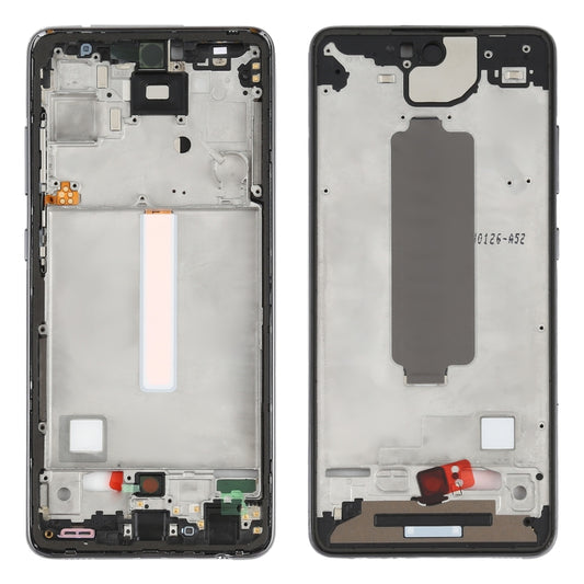 For Samsung Galaxy A52  Middle Frame Bezel Plate (Black) - Frame Bezel Plate by buy2fix | Online Shopping UK | buy2fix