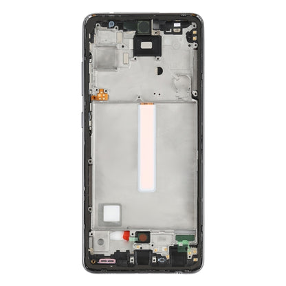 For Samsung Galaxy A52  Middle Frame Bezel Plate (Black) - Frame Bezel Plate by buy2fix | Online Shopping UK | buy2fix