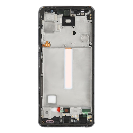 For Samsung Galaxy A52  Middle Frame Bezel Plate (Black) - Frame Bezel Plate by buy2fix | Online Shopping UK | buy2fix