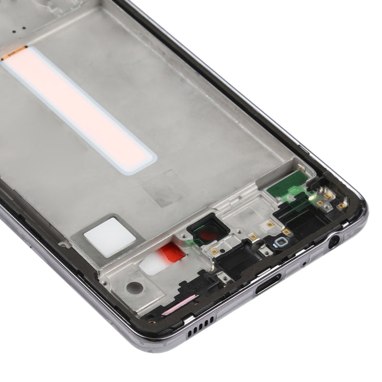 For Samsung Galaxy A52  Middle Frame Bezel Plate (Black) - Frame Bezel Plate by buy2fix | Online Shopping UK | buy2fix