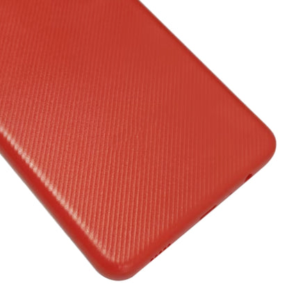 For Samsung Galaxy A02 Battery Back Cover with Camera Lens Cover (Red) - Back Cover by buy2fix | Online Shopping UK | buy2fix