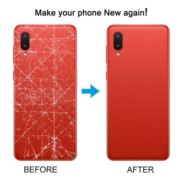 For Samsung Galaxy A02 Battery Back Cover with Camera Lens Cover (Red) - Back Cover by buy2fix | Online Shopping UK | buy2fix