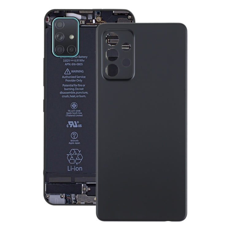 For Samsung Galaxy A72 5G Battery Back Cover (Black) - Back Cover by buy2fix | Online Shopping UK | buy2fix