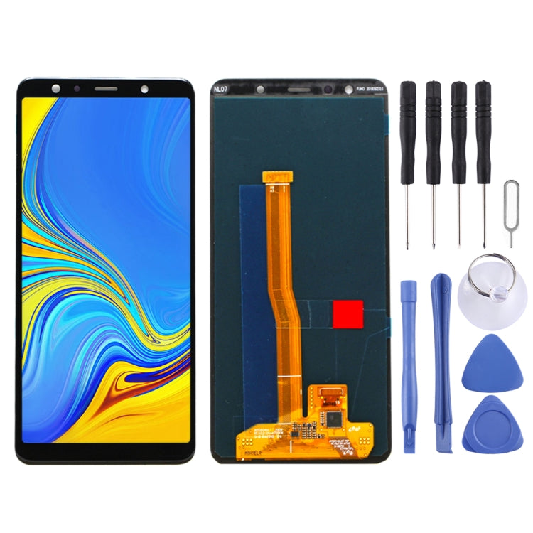 Original Super AMOLED LCD Screen for Galaxy A7 (2018), A750F / DS With Digitizer Full Assembly (Black) - LCD Screen by buy2fix | Online Shopping UK | buy2fix