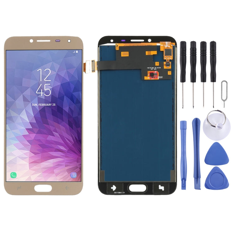 TFT LCD Screen for Galaxy J4, J400F/DS, J400G/DS With Digitizer Full Assembly (Gold) - LCD Screen by buy2fix | Online Shopping UK | buy2fix