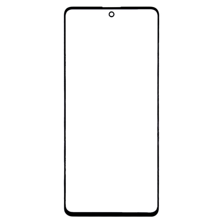 For Samsung Galaxy A71 10pcs Front Screen Outer Glass Lens (Black) - Outer Glass Lens by buy2fix | Online Shopping UK | buy2fix