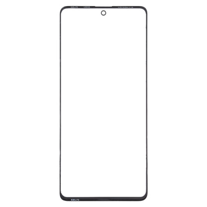 For Samsung Galaxy A71 10pcs Front Screen Outer Glass Lens (Black) - Outer Glass Lens by buy2fix | Online Shopping UK | buy2fix