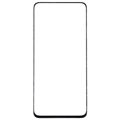 For Samsung Galaxy A90 / A80 10pcs Front Screen Outer Glass Lens (Black) - Outer Glass Lens by buy2fix | Online Shopping UK | buy2fix