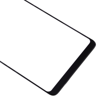 For Samsung Galaxy A8 Star / A9 Star 10pcs Front Screen Outer Glass Lens (Black) - Outer Glass Lens by buy2fix | Online Shopping UK | buy2fix