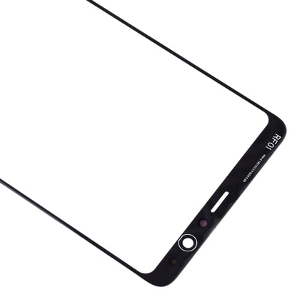 For Samsung Galaxy A8 Star / A9 Star 10pcs Front Screen Outer Glass Lens (Black) - Outer Glass Lens by buy2fix | Online Shopping UK | buy2fix