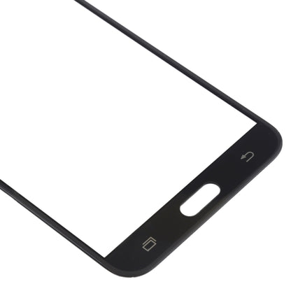 For Samsung Galaxy J7 V / J727V / J727P 10pcs Front Screen Outer Glass Lens (Black) - Outer Glass Lens by buy2fix | Online Shopping UK | buy2fix
