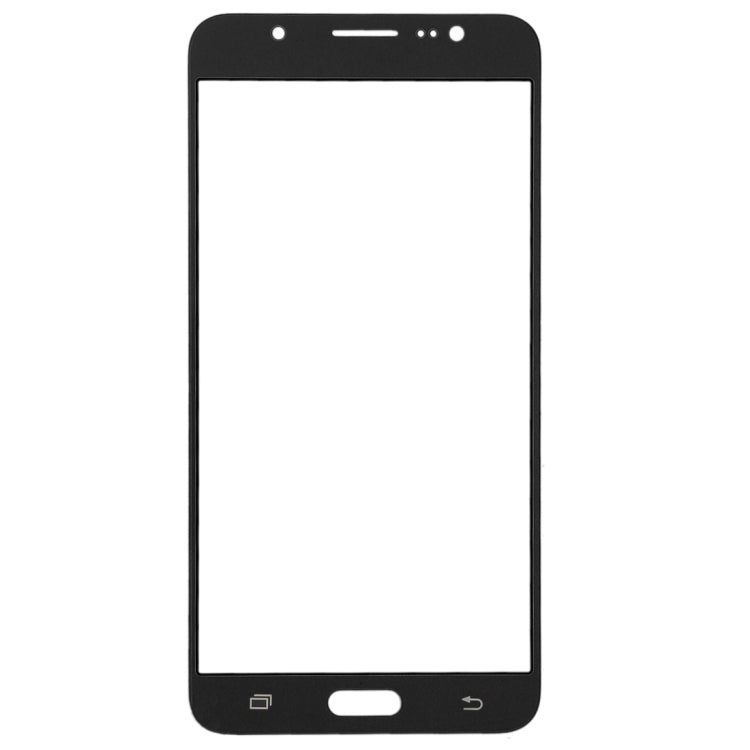 For Samsung Galaxy J7 (2016), J710F, J710FN, J710M/MN, J7108 10pcs Front Screen Outer Glass Lens (Black) - Outer Glass Lens by buy2fix | Online Shopping UK | buy2fix