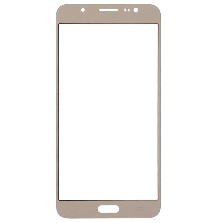 For Samsung Galaxy J7 (2016), J710F, J710FN, J710M/MN, J7108 10pcs Front Screen Outer Glass Lens (Gold) - Outer Glass Lens by buy2fix | Online Shopping UK | buy2fix