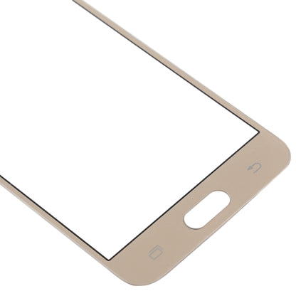 For Samsung Galaxy J5 Prime, On5 (2016), G570F/DS, G570Y 10pcs Front Screen Outer Glass Lens (Gold) - Outer Glass Lens by buy2fix | Online Shopping UK | buy2fix