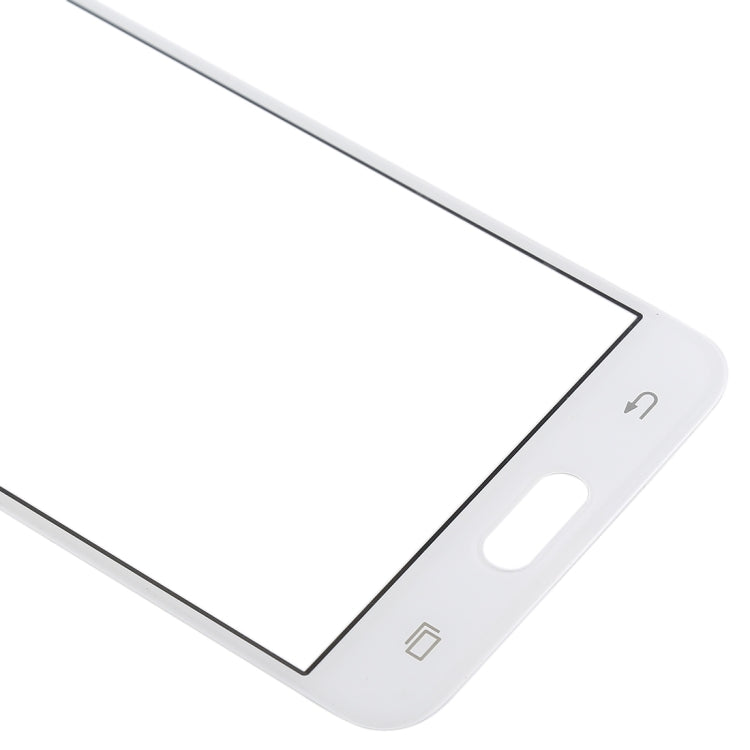 For Samsung Galaxy J5 Prime, On5 (2016), G570F/DS, G570Y 10pcs Front Screen Outer Glass Lens (White) - Outer Glass Lens by buy2fix | Online Shopping UK | buy2fix