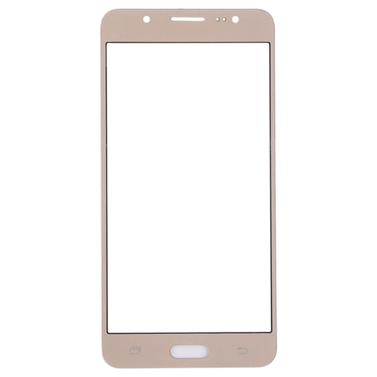 For Samsung Galaxy J5 (2016) / J510FN / J510F / J510G / J510Y / J510M 10pcs Front Screen Outer Glass Lens (Gold) - Outer Glass Lens by buy2fix | Online Shopping UK | buy2fix