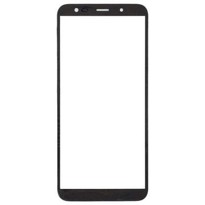 For Samsung Galaxy J6, J600F/DS, J600G/DS  10pcs Front Screen Outer Glass Lens (Black) - Outer Glass Lens by buy2fix | Online Shopping UK | buy2fix
