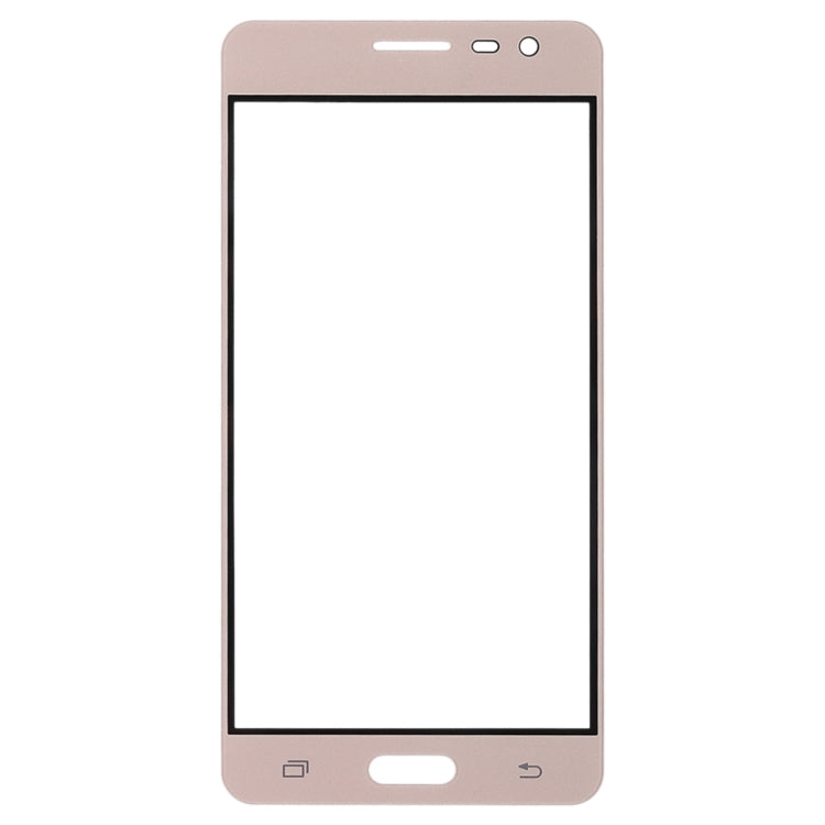 For Samsung Galaxy J3 Pro / J3110 10pcs Front Screen Outer Glass Lens (Gold) - Outer Glass Lens by buy2fix | Online Shopping UK | buy2fix