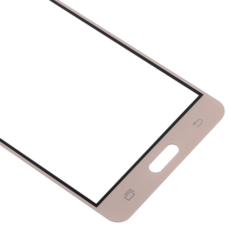 For Samsung Galaxy J3 Pro / J3110 10pcs Front Screen Outer Glass Lens (Gold) - Outer Glass Lens by buy2fix | Online Shopping UK | buy2fix