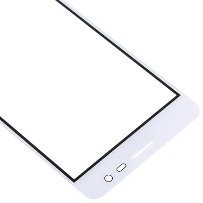 For Samsung Galaxy J3 Pro / J3110 10pcs Front Screen Outer Glass Lens (White) - Outer Glass Lens by buy2fix | Online Shopping UK | buy2fix