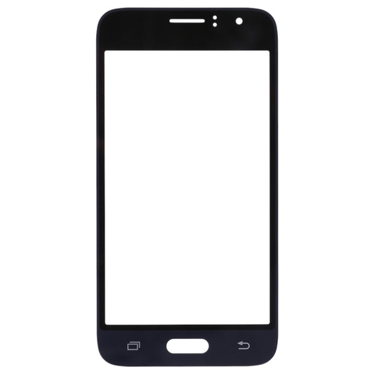 For Samsung Galaxy J1 (2016) / J120 10pcs Front Screen Outer Glass Lens (Black) - Outer Glass Lens by buy2fix | Online Shopping UK | buy2fix