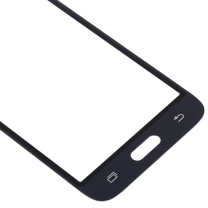 For Samsung Galaxy J1 (2016) / J120 10pcs Front Screen Outer Glass Lens (Black) - Outer Glass Lens by buy2fix | Online Shopping UK | buy2fix