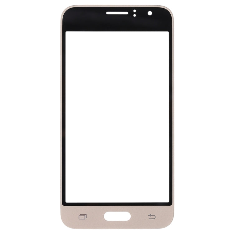 For Samsung Galaxy J1 (2016) / J120 10pcs Front Screen Outer Glass Lens (Gold) - Outer Glass Lens by buy2fix | Online Shopping UK | buy2fix