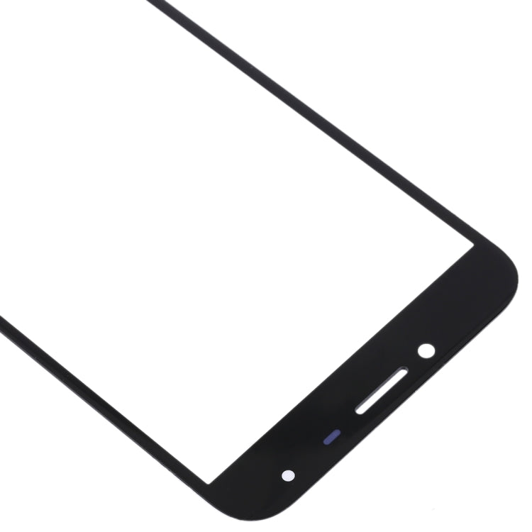 For Samsung Galaxy J4 (2018) 10pcs Front Screen Outer Glass Lens (Black) - Outer Glass Lens by buy2fix | Online Shopping UK | buy2fix