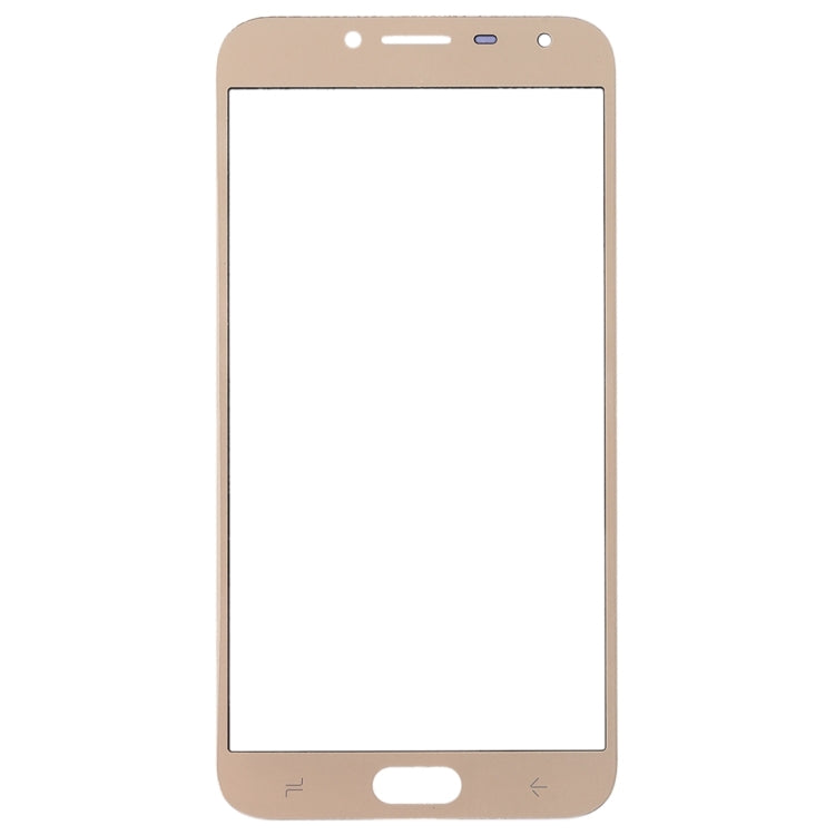 For Samsung Galaxy J4 (2018) 10pcs Front Screen Outer Glass Lens (Gold) - Outer Glass Lens by buy2fix | Online Shopping UK | buy2fix