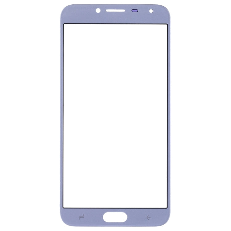 For Samsung Galaxy J4 (2018) 10pcs Front Screen Outer Glass Lens (Blue) - Outer Glass Lens by buy2fix | Online Shopping UK | buy2fix