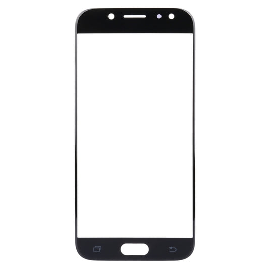 For Samsung Galaxy J7 (2017) / J730 10pcs Front Screen Outer Glass Lens (Black) - Outer Glass Lens by buy2fix | Online Shopping UK | buy2fix