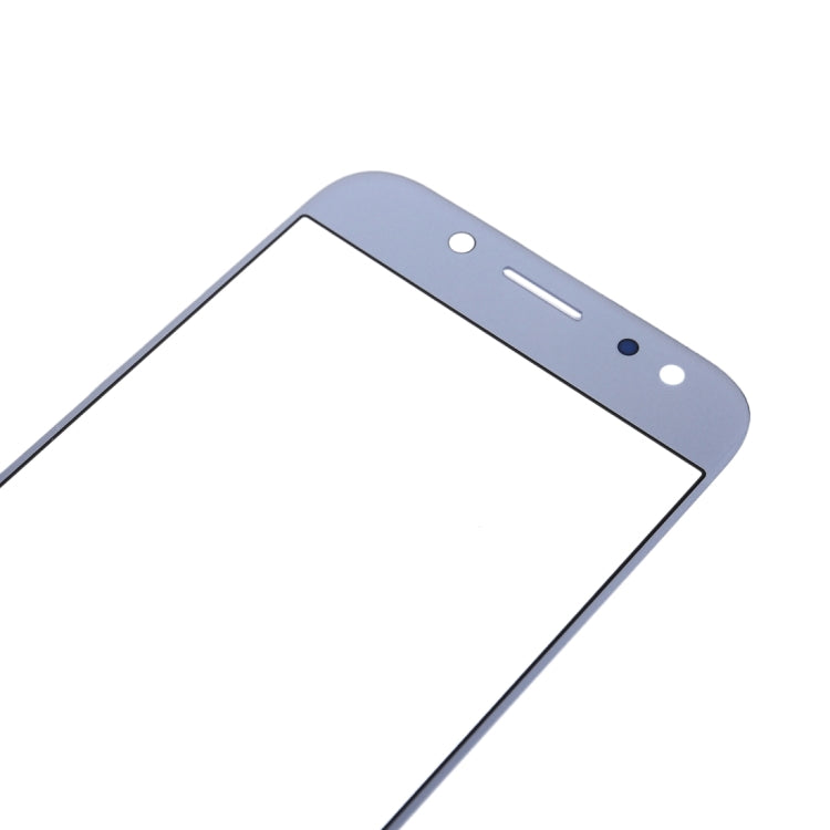 For Samsung Galaxy J7 (2017) / J730 10pcs Front Screen Outer Glass Lens (Blue) - Outer Glass Lens by buy2fix | Online Shopping UK | buy2fix