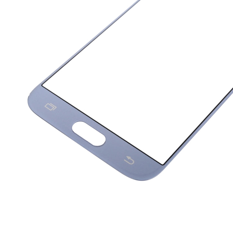 For Samsung Galaxy J7 (2017) / J730 10pcs Front Screen Outer Glass Lens (Blue) - Outer Glass Lens by buy2fix | Online Shopping UK | buy2fix