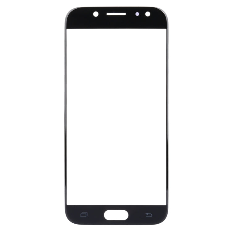 For Samsung Galaxy J5 (2017) / J530 10pcs Front Screen Outer Glass Lens (Black) - Outer Glass Lens by buy2fix | Online Shopping UK | buy2fix