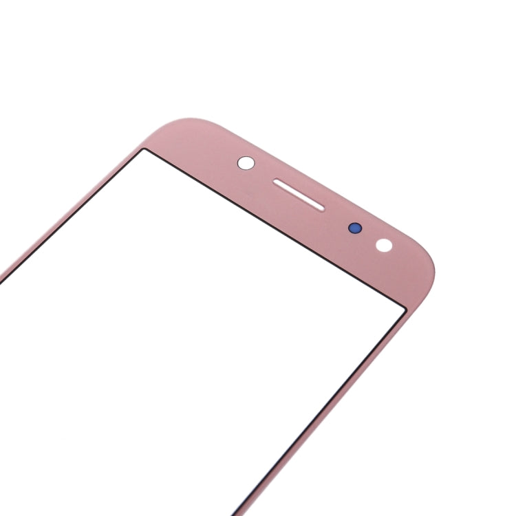 For Samsung Galaxy J5 (2017) / J530 10pcs Front Screen Outer Glass Lens (Rose Gold) - Outer Glass Lens by buy2fix | Online Shopping UK | buy2fix