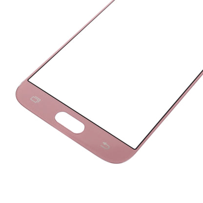 For Samsung Galaxy J3 (2017) / J330 10pcs Front Screen Outer Glass Lens (Rose Gold) - Outer Glass Lens by buy2fix | Online Shopping UK | buy2fix
