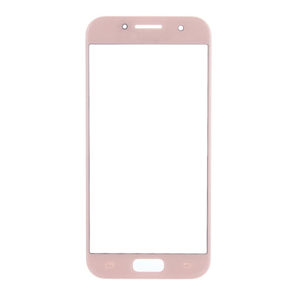 For Samsung Galaxy A7 (2017) / A720 10pcs Front Screen Outer Glass Lens (Pink) - Outer Glass Lens by buy2fix | Online Shopping UK | buy2fix