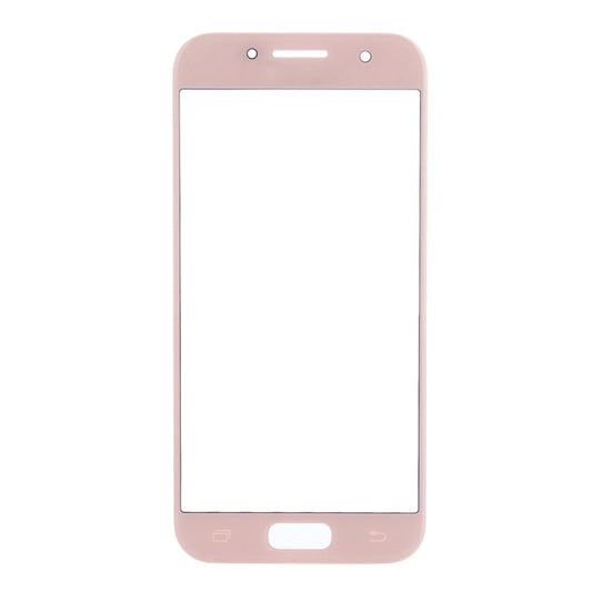 For Samsung Galaxy A7 (2017) / A720 10pcs Front Screen Outer Glass Lens (Pink) - Outer Glass Lens by buy2fix | Online Shopping UK | buy2fix