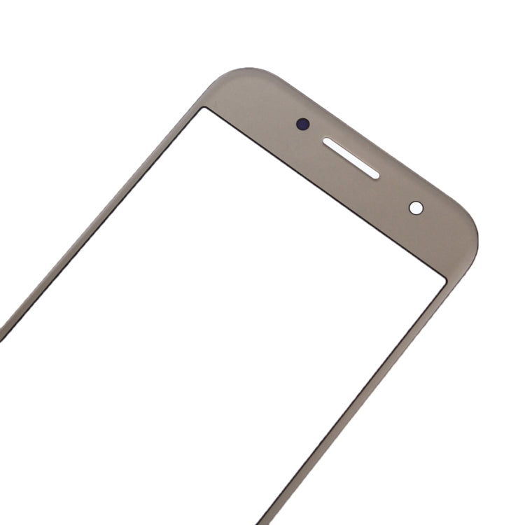For Samsung Galaxy A7 (2017) / A720 10pcs Front Screen Outer Glass Lens (Gold) - Outer Glass Lens by buy2fix | Online Shopping UK | buy2fix