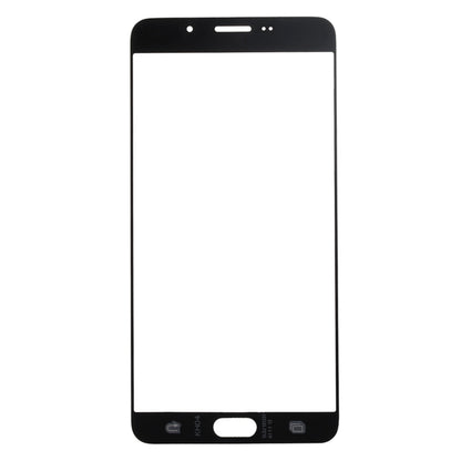 For Samsung Galaxy A9 (2016) / A900 10pcs Front Screen Outer Glass Lens (Black) - Outer Glass Lens by buy2fix | Online Shopping UK | buy2fix