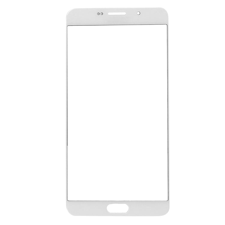 For Samsung Galaxy A9 (2016) / A900 10pcs Front Screen Outer Glass Lens (White) - Outer Glass Lens by buy2fix | Online Shopping UK | buy2fix
