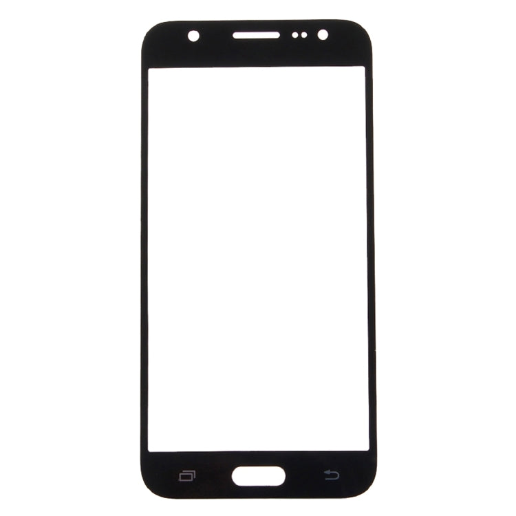 For Samsung Galaxy J7 / J700 10pcs Front Screen Outer Glass Lens (Black) - Outer Glass Lens by buy2fix | Online Shopping UK | buy2fix