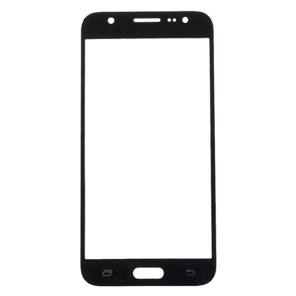 For Samsung Galaxy J7 / J700 10pcs Front Screen Outer Glass Lens (Black) - Outer Glass Lens by buy2fix | Online Shopping UK | buy2fix